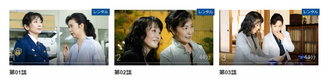 「特命刑事カクホの女2」のドラマ動画（1話～7話）